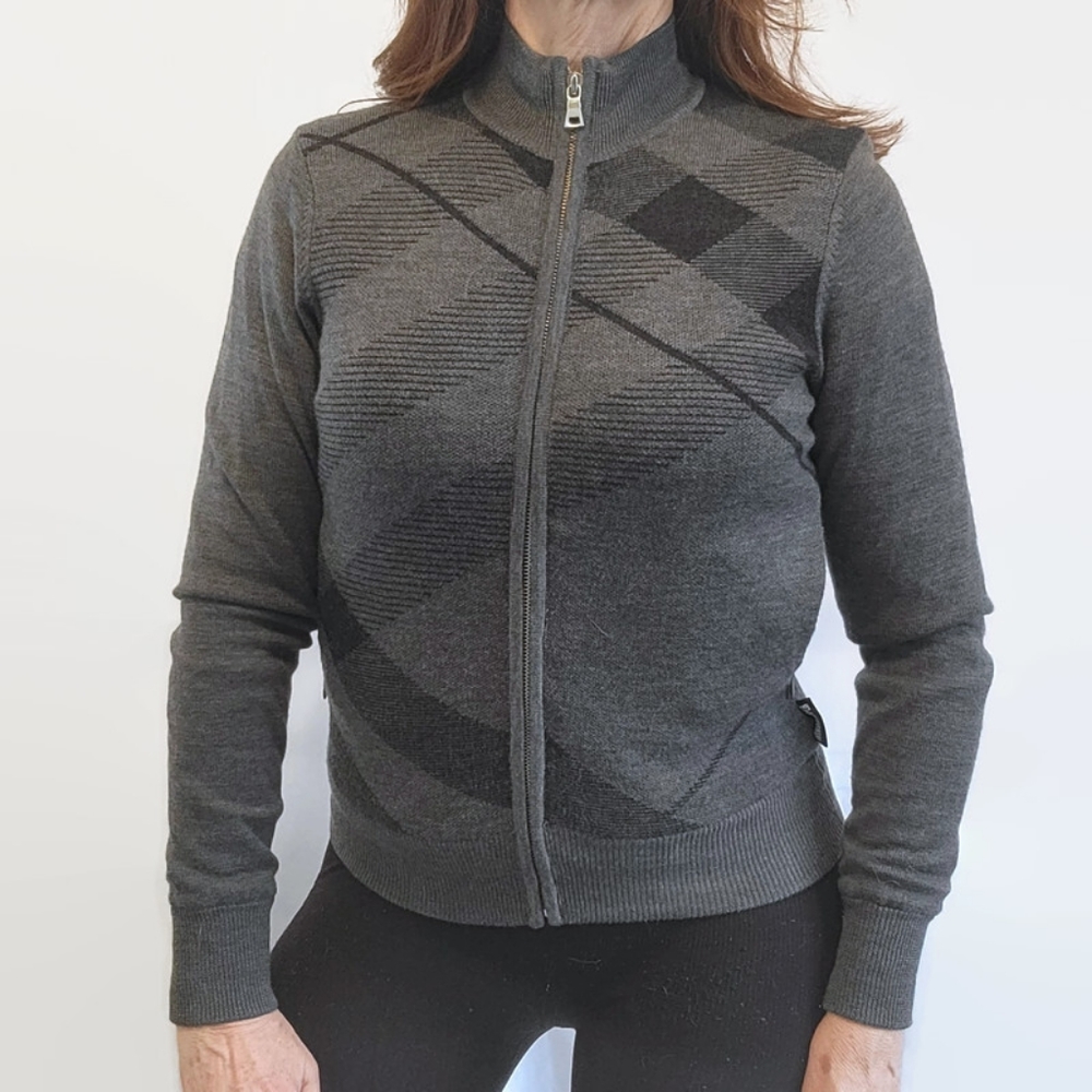Sunice Wool Full Zip Golf Sweater